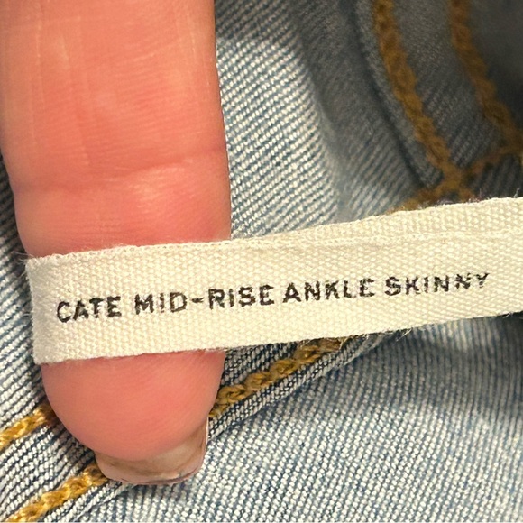 Rag & bone CATE MID- RISE ANKLE SKINNY JEANS color BOWERY - Picture 9 of 9